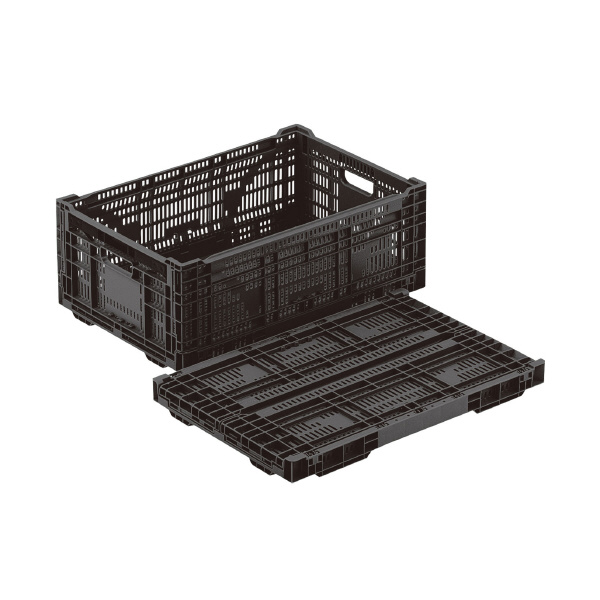 岐阜プラスチック工業（株） RSコンテナー RS 折りたたみコンテナー RS-MM44S BK