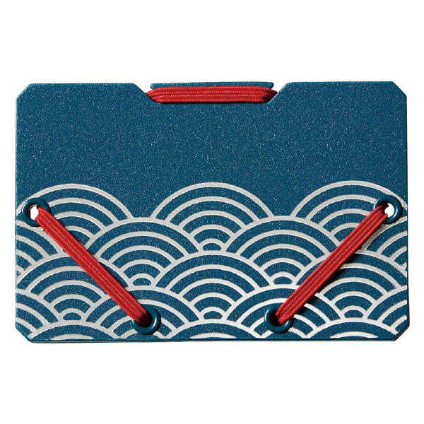 （株）キングジム カードウォレット JS カードウォレット　青海波 JS2512-004