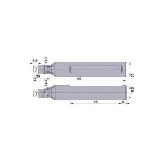三菱マテリアル（株） XBシリーズ XBSH 刃先交換式旋削工具ＸＢシリーズ XBSH182000095S-C
