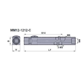 三菱マテリアル（株） モジュラーマイクロ シャンク MM モジュラーマイクロ MM12-1212-C