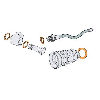 三菱マテリアル（株） ホースキット MM16用 QC-G1/8-M8 モジュラーマイクロ QC-G1/8-M8-100BS