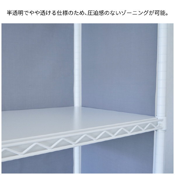 エレクター（株） シェルフ用パーティションスクリーン 間口用900 シェルフ用パーティションスクリーン B36PTWLG