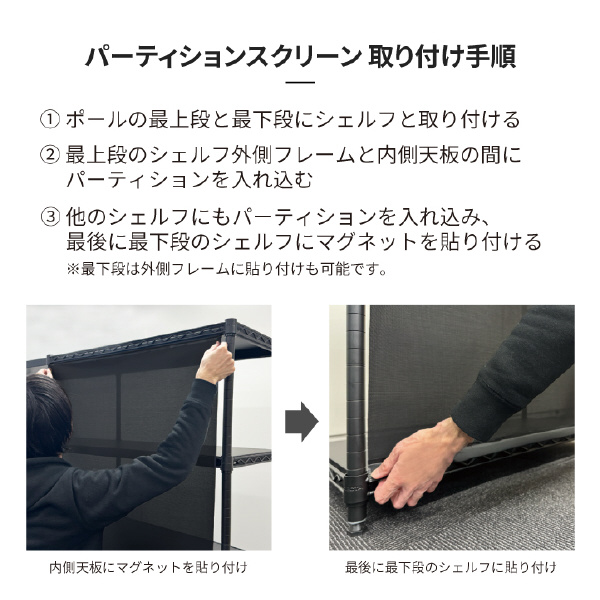 エレクター（株） シェルフ用パーティションスクリーン 奥行用350 シェルフ用パーティションスクリーン B14PTDLG
