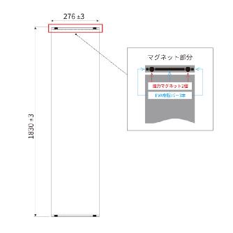 エレクター（株） シェルフ用パーティションスクリーン 奥行用350 シェルフ用パーティションスクリーン B14PTDLG