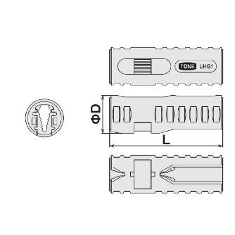 ＴＯＮＥ（株） ボールポイントL形ヘキサゴンレンチセット BL900G ボールポイントＬ形ヘキサゴンレンチセット BL900G