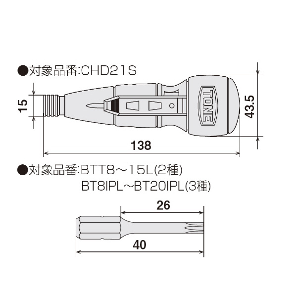 ＴＯＮＥ（株） トルクアダプターセット TAS16HD トルクアダプターセット TAS16HD