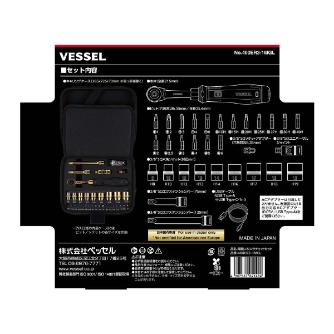 （株）ベッセル 電動スリムラチェット 《110周年限定ゴールドエディション》 電動スリムラチェット　限定エディション 400ER3-1MGL