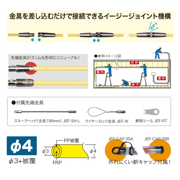ジェフコム（株） ジョイント釣り名人(イージージョイント) JEF ジョイント釣り名人（イージージョイント） JEF40-54