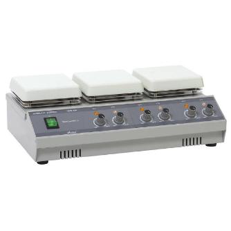 ケニス（株） 多連式ホットプレートスターラー 3-323 多連式ホットプレートスターラー HS15-03P/3-323-0221