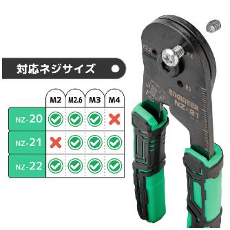 （株）エンジニア ネジパッチン NZ ネジパッチン NZ-22