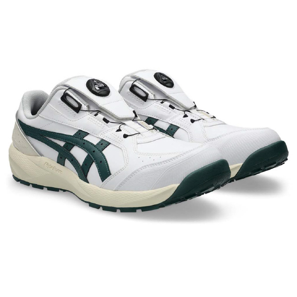 アシックスジャパン（株） 安全靴・作業靴 ウィンジョブ CP316 BOA 1273A139 ホワイト×ダークネプチューン ＷＩＮＪＯＢ　ＣＰ３１６　ＢＯＡ 1273A139.100 24.5 (CP316)
