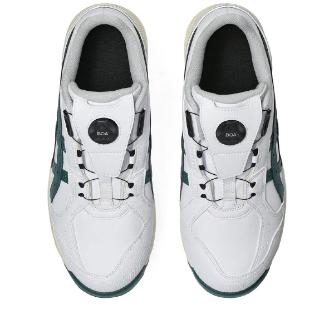 アシックスジャパン（株） 安全靴・作業靴 ウィンジョブ CP316 BOA 1273A139 ホワイト×ダークネプチューン ＷＩＮＪＯＢ　ＣＰ３１６　ＢＯＡ 1273A139.100 24.5 (CP316)