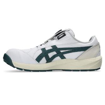 アシックスジャパン（株） 安全靴・作業靴 ウィンジョブ CP316 BOA 1273A139 ホワイト×ダークネプチューン ＷＩＮＪＯＢ　ＣＰ３１６　ＢＯＡ 1273A139.100 26.0 (CP316)