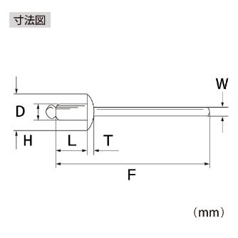 （株）ロブテックス ブラインドリベット(250本入) NSA ブラインドリベット（２５０本入） NSS86A