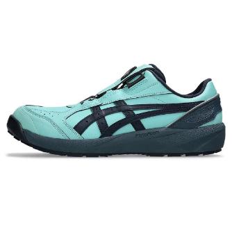アシックスジャパン（株） 安全靴・作業靴 ウィンジョブ CP316 BOA LC 1273A178 イルミネートミント×ロウインディゴ ＷＩＮＪＯＢ　ＣＰ３１６　ＢＯＡ　ＬＣ 1273A178.400 26.5 (CP316)