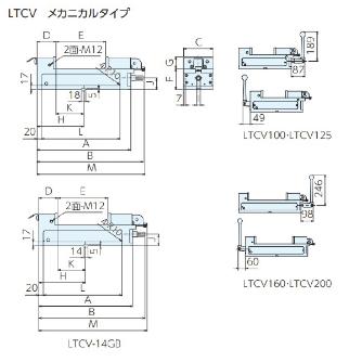 （株）ナベヤ ロックタイトCV精密マシンバイス LTCV ロックタイトＣＶ精密マシンバイス LTCV160-14GB