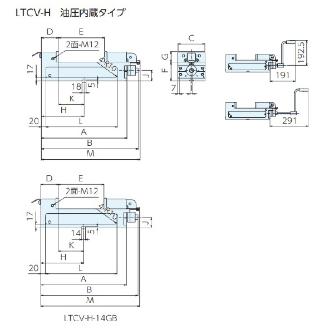 （株）ナベヤ ロックタイトCV精密マシンバイス LTCV ロックタイトＣＶ精密マシンバイス LTCV160H-14GB