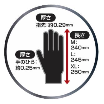 日本製紙クレシア（株） プロテクガード ニトリルグローブ ブラッククロスグリップ プロテクガードニトリルグローブ／小箱単位 69292 ﾌﾞﾗｯｸｸﾛｽｸﾞﾘｯﾌﾟﾆﾄﾘﾙL 100P