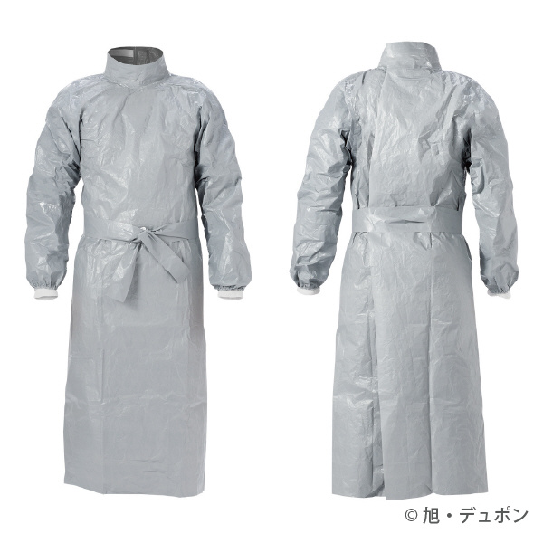 アゼアス（株） デュポン(TM)タイケム(R) 6000 F TF0290 ガウン タイケムガウン６０００Ｆ　ＳＭ／ＭＤ TF290TGYMD002500