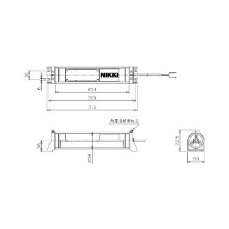 日機（株） 筒型防水LEDライト NLM-SN2シリーズ 筒型防水ＬＥＤライト NLM10SG-AC-SN2