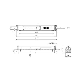 日機（株） 筒型防水LEDライト NLM-SN3シリーズ 筒型防水ＬＥＤライト NLM20SG-AC-SN3