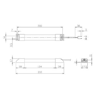 日機（株） スリム型防水LEDライト NLTシリーズ スリム型防水ＬＥＤライト NLT05-DC-S