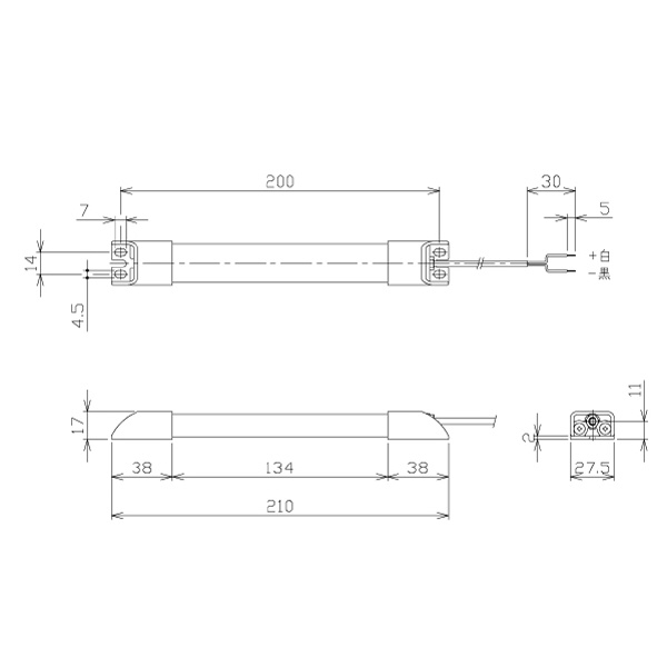 日機（株） スリム型防水LEDライト NLTシリーズ スリム型防水ＬＥＤライト NLT05-DC-S