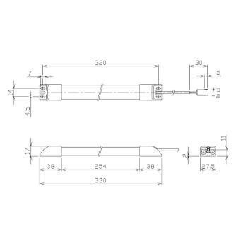 日機（株） スリム型防水LEDライト NLTシリーズ スリム型防水ＬＥＤライト NLT10-DC-S