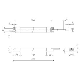 日機（株） スリム型防水LEDライト NLTシリーズ スリム型防水ＬＥＤライト NLT30-DC-S