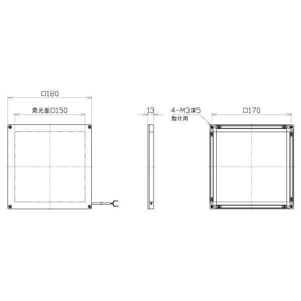 日機（株） LEDバックライト NLUBシリーズ ＬＥＤバックライト NLUB1515-DC-W