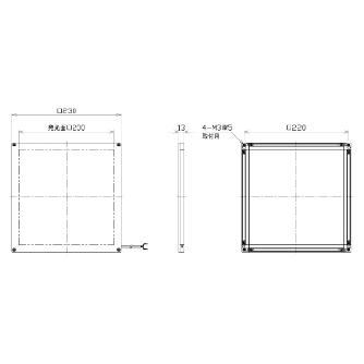 日機（株） LEDバックライト NLUBシリーズ ＬＥＤバックライト NLUB2020-DC-W