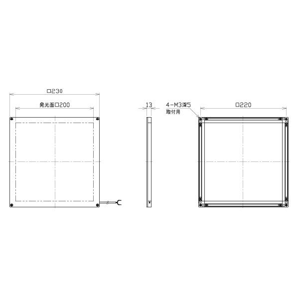 日機（株） LEDバックライト NLUBシリーズ ＬＥＤバックライト NLUB2020-DC-W