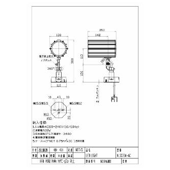 日機（株） 看板用LEDスポットライト NLS-Aシリーズ 看板用ＬＥＤスポットライト NLSS30A-AC