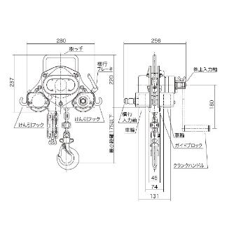 象印チェンブロック（株） レールリフター RLP-1.5 1.5M (RLP-01515) レールリフター RLP-1.5 1.5M (RLP-01515)