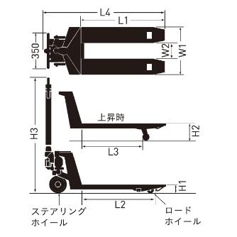 （株）をくだ屋技研 環境配慮キャッチパレットトラック 環境配慮キャッチパレットトラック PS-CP-25S-107