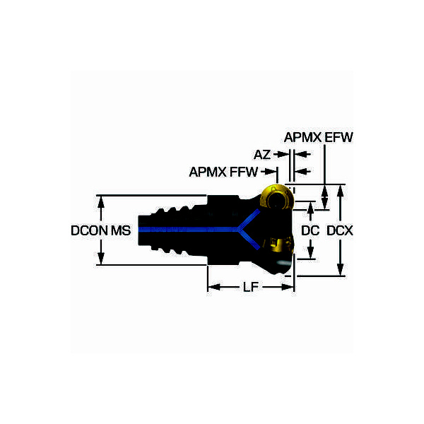 サンドビック（株） コロミルMR20 カッター MR20 コロミルＭＲ２０　カッター　【Ｆ】 MR20-R032EH25-12H