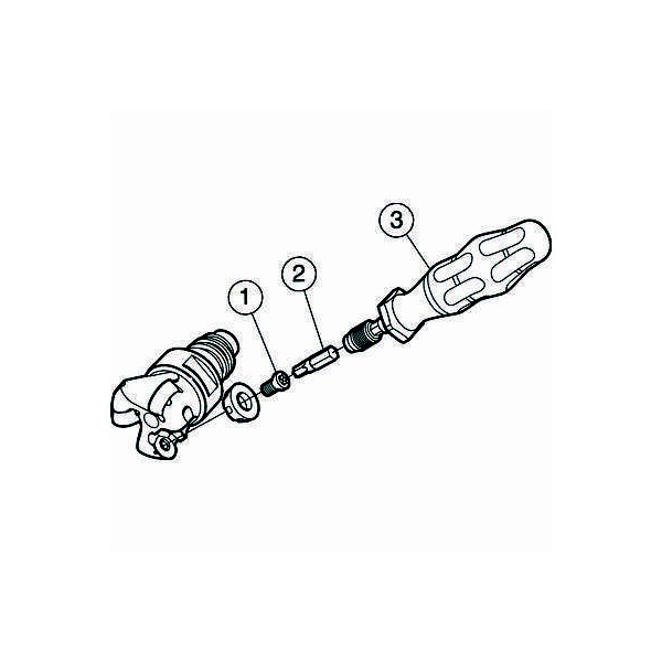 サンドビック（株） コロミルMR20 カッター MR20 コロミルＭＲ２０　カッター　【Ｆ】 MR20-R032EH25-12H