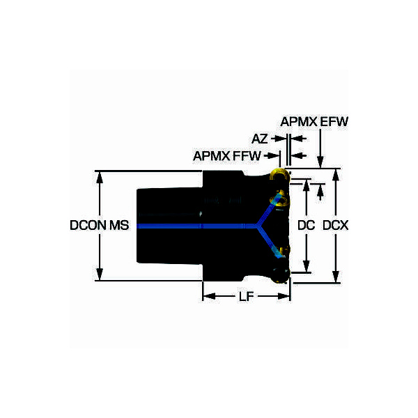 サンドビック（株） コロミルMR20 カッター MR20 コロミルＭＲ２０　カッター　【Ｆ】 MR20-R035C3-12H