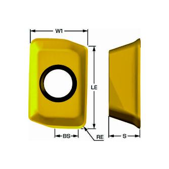 サンドビック（株） コロミル MS20チップ MS20-10T コロミルＭＳ２０　チップ　【Ｃ】 MS20-10T308E-L50 1240