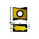 サンドビック（株） コロミルMS40 チップ MS40 コロミルＭＳ４０　チップ　【Ｃ】 MS40-090404E-L30 1240