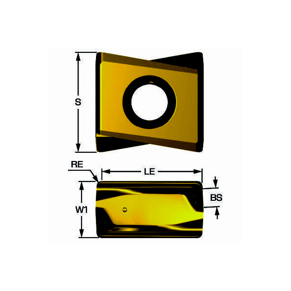 サンドビック（株） コロミルMS40 チップ MS40 コロミルＭＳ４０　チップ　【Ｃ】 MS40-090404M-M40 1240