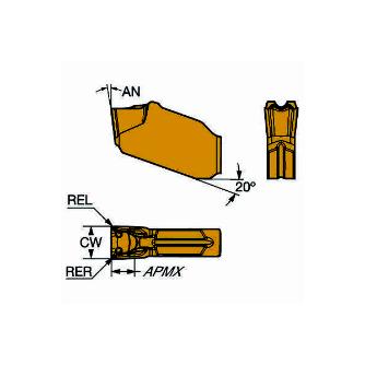 サンドビック（株） コロカットQD チップ QD-NL コロカットＱＤ　旋削加工用チップ　【Ｃ】 QD-NL-0800-0008-TF 1205