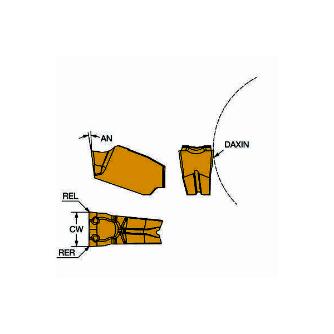 サンドビック（株） コロカットQF チップ QFT-G コロカットＱＦ端面溝入加工用チップ【Ｃ】 QFT-G-0300-02-GF 1205
