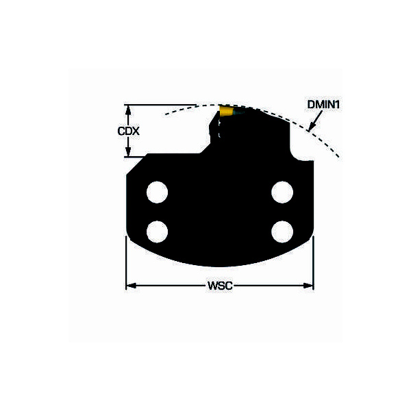 サンドビック（株） T-Max カッティングヘッド SL70-CRDC Ｔ－Ｍａｘ　旋削加工用ヘッド　【Ｆ】 SL70-CRDCR-18-06A