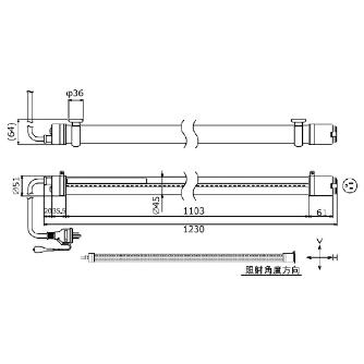 （株）三協リール LEDワークライト NEW TERACE ＬＥＤワークライト　ＮＥＷ　ＴＥＲＡＣＥ TLL-40N
