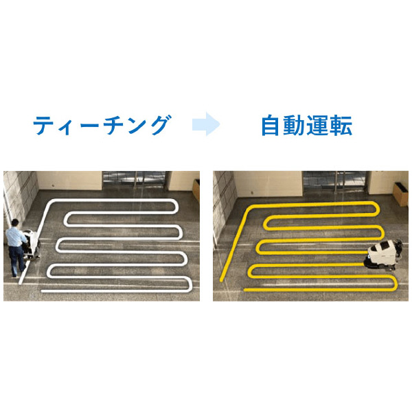 アマノ（株） ロボット床面洗浄機 HAPiiBOT EG ロボット床面洗浄機　ＨＡＰｉｉＢＯＴ EG-2RX-Li