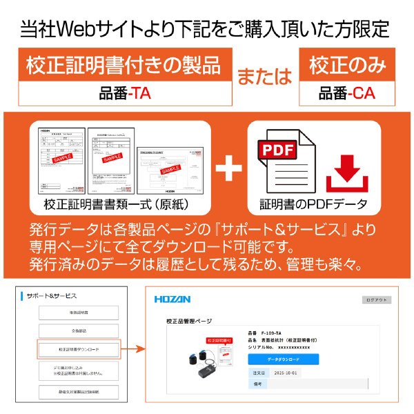 ホーザン株式会社 ハンダゴテ温度計 H ハンダゴテ温度計（校正証明書付） H-770-TA