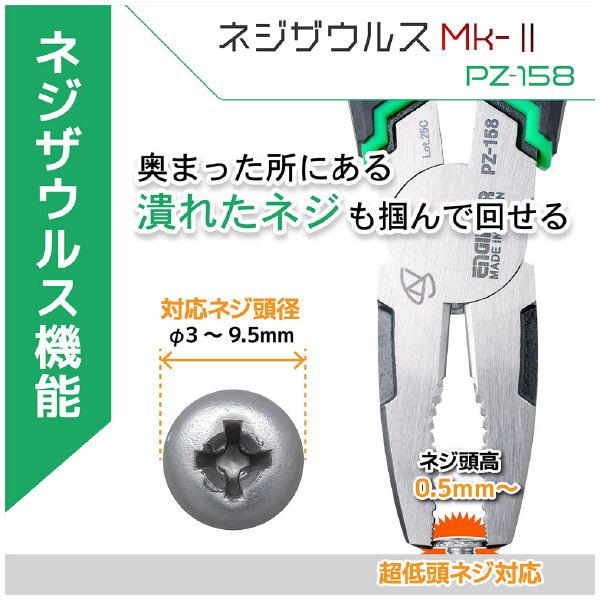 （株）エンジニア ネジザウルスMk-II ネジザウルスＭｋ－Ⅱ PZ-158