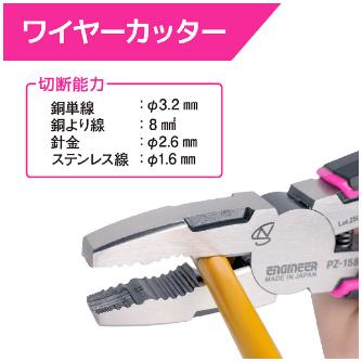 （株）エンジニア ネジザウルスMk-II PINK＆BLACK ネジザウルスＭｋ－ⅡＰＩＮＫ＆ＢＬＡＣＫ PZ-158P