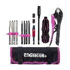 （株）エンジニア 合体工具8点セット PINK＆BLACK